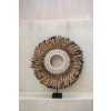 BAZAR BIZAR The Mojo Raffia On Stand - Natural Black stojacia dekorácia