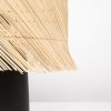 BAZAR BIZAR The Rattan Table Lamp - Black Natural stolové svietidlo