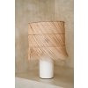 BAZAR BIZAR The Rattan Table Lamp - White Natural stolové svietidlo
