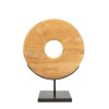 BAZAR BIZAR The Teak Disc on Stand - M stojacia dekorácia