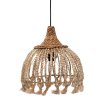 BAZAR BIZAR The Abaca Tassel Pendant - Natural - S -tienidlo pre závesné svietidlo
