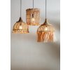 BAZAR BIZAR The Abaca Bird Cage Pendant - Natural - M -tienidlo pre závesné svietidlo
