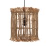 BAZAR BIZAR The Abaca Bird Cage Pendant - Natural - M -tienidlo pre závesné svietidlo