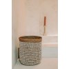 BAZAR BIZAR The Pandan Basket #1 - Natural White úložný kôš