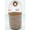 BAZAR BIZAR The Pandan Basket #1 - Natural White úložný kôš