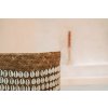 BAZAR BIZAR The Pandan Basket #1 - Natural White úložný kôš