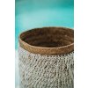 BAZAR BIZAR The Pandan Basket #2 - Natural White úložný kôš