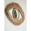 BAZAR BIZAR The Raffia Eye Mirror - Natural - M zrkadlo