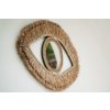 BAZAR BIZAR The Raffia Eye Mirror - Natural - M zrkadlo
