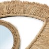 BAZAR BIZAR The Raffia Eye Mirror - Natural - M zrkadlo