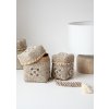 BAZAR BIZAR The Teak Wood Table Lamp - Natural White stolové svietidlo