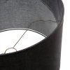 BAZAR BIZAR The Teak Wood Table Lamp - Natural Black stolové svietidlo