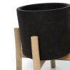 BAZAR BIZAR The Charcoal Low - Black Natural - S váza