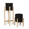 BAZAR BIZAR The Charcoal Low - Black Natural - S váza