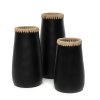 BAZAR BIZAR The Sneaky Vase - Black Natural - L váza