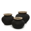 BAZAR BIZAR The Styly Vase - Black Natural - M váza