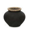 BAZAR BIZAR The Styly Vase - Black Natural - M váza