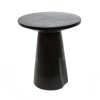 BAZAR BIZAR The Timber Conic Side Table - Black - 50 príručný stolík