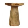 BAZAR BIZAR The Timber Conic Side Table - Natural - 50 príručný stolík