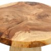 BAZAR BIZAR The Timber Conic Side Table - Natural - 50 príručný stolík