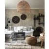 BAZAR BIZAR The Jasmine Plate - Brown - L závesná dekorácia