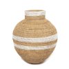 BAZAR BIZAR The Buhera Basket - Natural White - 70 úložný kôš