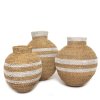 BAZAR BIZAR The Buhera Basket - Natural White - 80 úložný kôš
