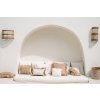 BAZAR BIZAR The Raffia Cotton Cushion Cover - Natural White - 40x40 obliečka