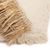 BAZAR BIZAR The Raffia Cotton Cushion Cover - Natural White - 40x40 obliečka