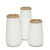 BAZAR BIZAR The Sneaky Vase - White Natural - S váza