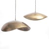 BAZAR BIZAR The Fortune Cookie Pendant - Brass - L závesné svietidlo