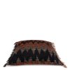 BAZAR BIZAR The Oh My Gee Cushion Cover - Black Orange - 60x60 obliečka