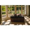 BAZAR BIZAR The Oh My Gee Pouffe - Black Orange taburetka