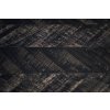 BAZAR BIZAR The Herringbone Market Table - Black - 200 cm