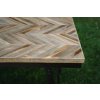 BAZAR BIZAR The Herringbone Market Table - Natural - 160 cm