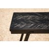BAZAR BIZAR The Herringbone Console - Black konzolový stôl