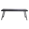 BAZAR BIZAR The Herringbone Console - Black konzolový stôl