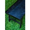 BAZAR BIZAR The Herringbone Bench - Black - 150 lavica