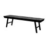 BAZAR BIZAR The Herringbone Bench - Black - 150 lavica