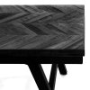 BAZAR BIZAR The Herringbone Bench - Black - 110 lavica