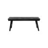 BAZAR BIZAR The Herringbone Bench - Black - 110 lavica
