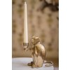 BAZAR BIZAR The Monkey Candle Holder #1 - Brass svietnik