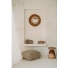 BAZAR BIZAR The Raffia Basket Tray - Natural - M úložný kôš