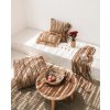 BAZAR BIZAR The Raffia Basket Tray - Natural - L úložný kôš