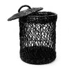 BAZAR BIZAR The Laundry Basket - Black - S úložný kôš