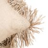 BAZAR BIZAR The Jute Bonita Cushion Cover - Natural - 30x50 obliečka