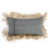 BAZAR BIZAR The Cotton Bonita Cushion Cover - Natural Black - 30x50 obliečka