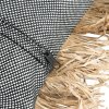 BAZAR BIZAR The Cotton Bonita Cushion Cover - Natural Black - 40x40 obliečka