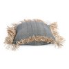 BAZAR BIZAR The Cotton Bonita Cushion Cover - Natural Black - 40x40 obliečka