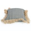 BAZAR BIZAR The Cotton Bonita Cushion Cover - Natural Black - 60x60 obliečka